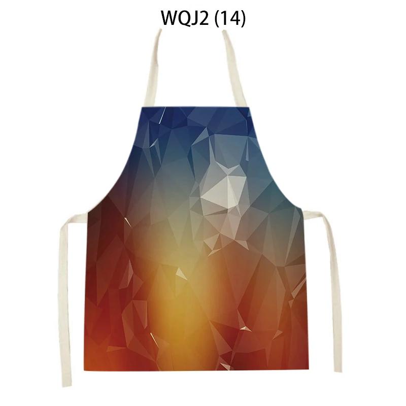 Ärmellose Küchenschürzen für Erwachsene und Kinder, ärmellose Schürzen mit abstraktem Geometriedruck, Back- und Kochzubehör, Reinigungsschürzen