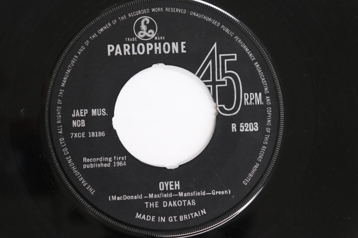 

7inch Record DAKOTAS - Oyeh R5203 PARLOPHONE 1964 US Rock Used