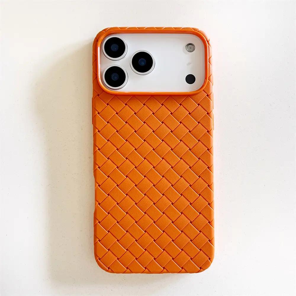 Texture Intrecciata di Alta Gamma Dissipazione del Calore Adatta per Apple iPhone 17 Pro/17 Air, iPhone 17 Pro Max Guscio Morbido in Silicone Ultra-Sottile