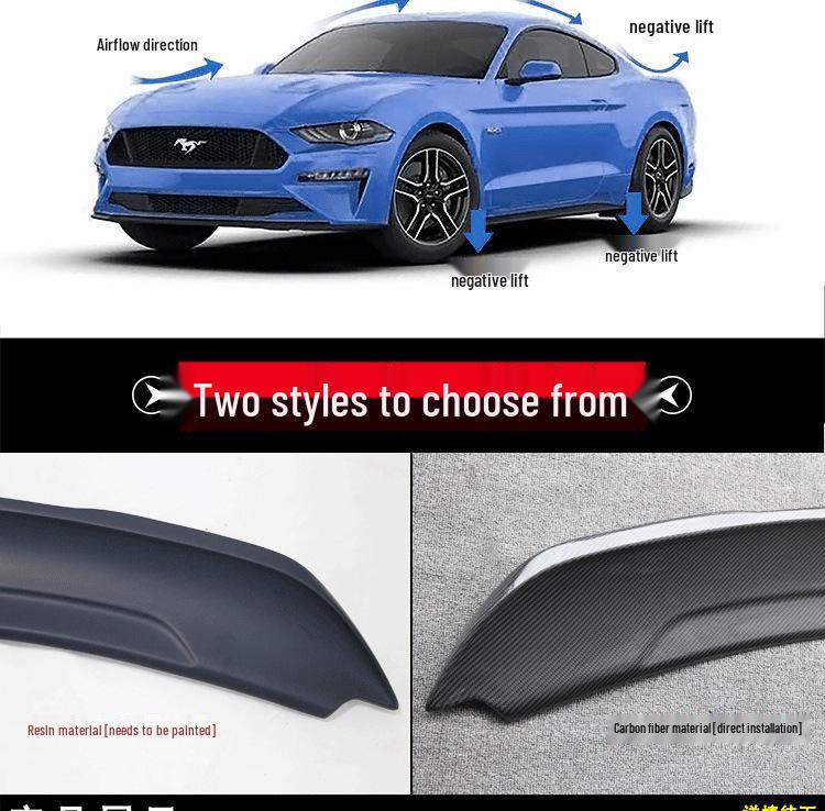 15-23 Mustang GT350 Carbon Fiber Trunk Lid Spoiler