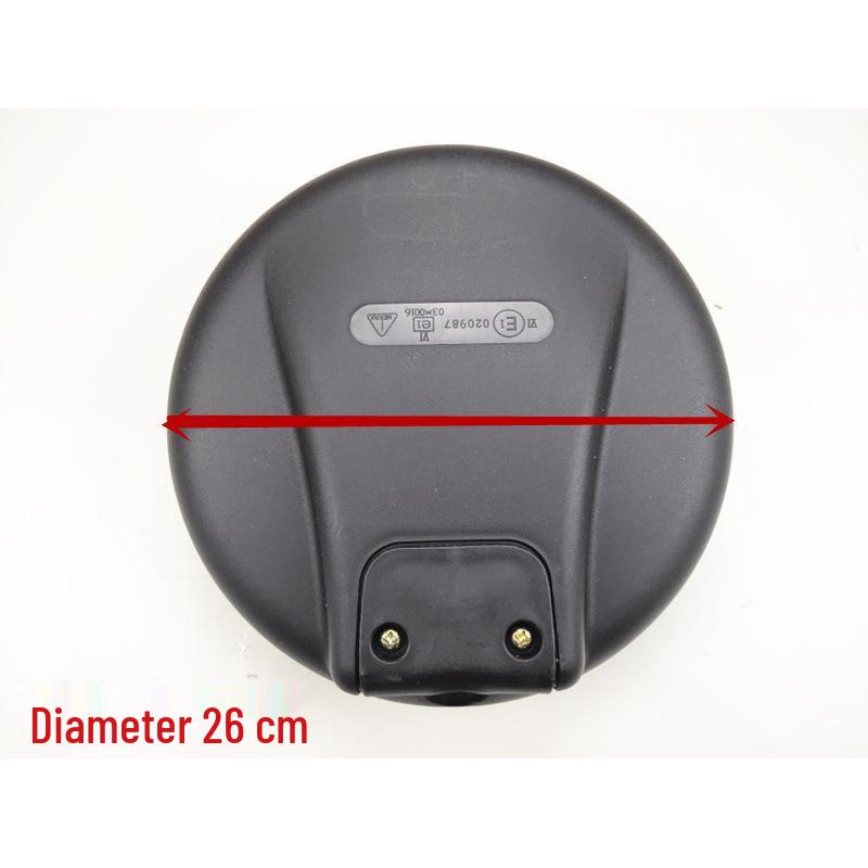 Universal Front & Side Mirrors for Trucks & Cars: Fits Round, Square, Ground-Illumination & Blind Spot Views