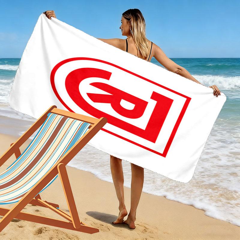Jahn Regensburg Print Beach Towel, Large Soft Quick Dry Towel for Beach Camping Swimming