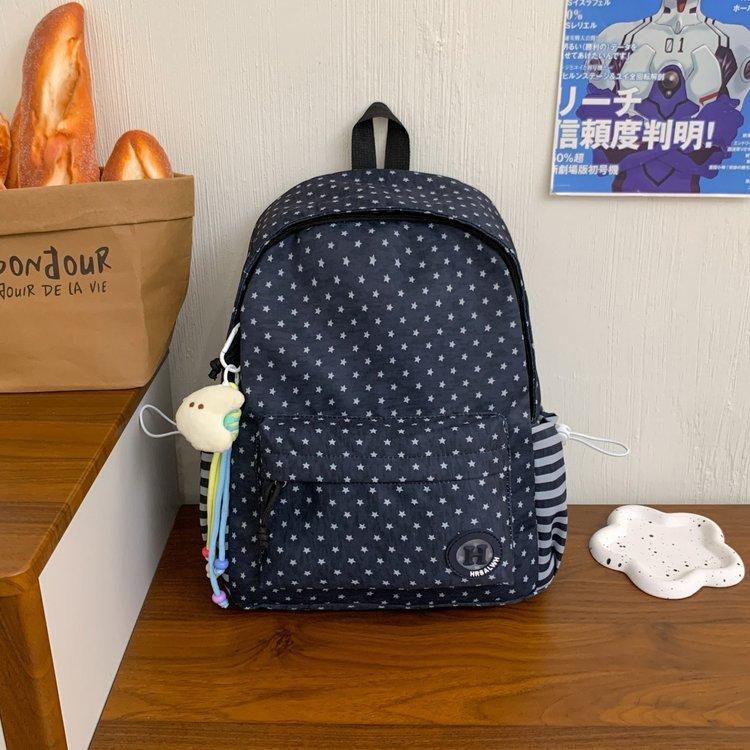 Schoolbag high value versatile simple student schoolbag sweet commuting backpack Korean ins casual outdoor backpack