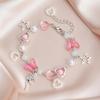 Beach Jewelry Butterfly Heart Star Bracelet for Women Girls Colorful Wristchain