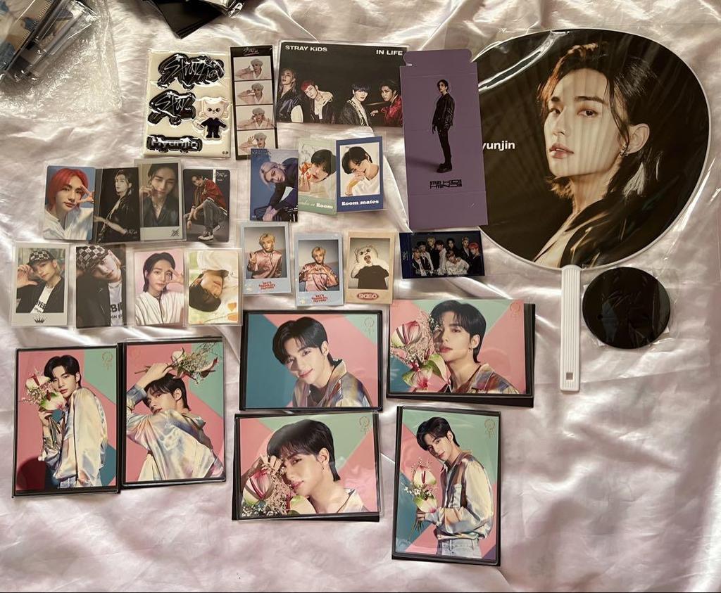 [USED] SKZ Hyunjin Fan Meeting Goods Set Trading Card Rare Lance