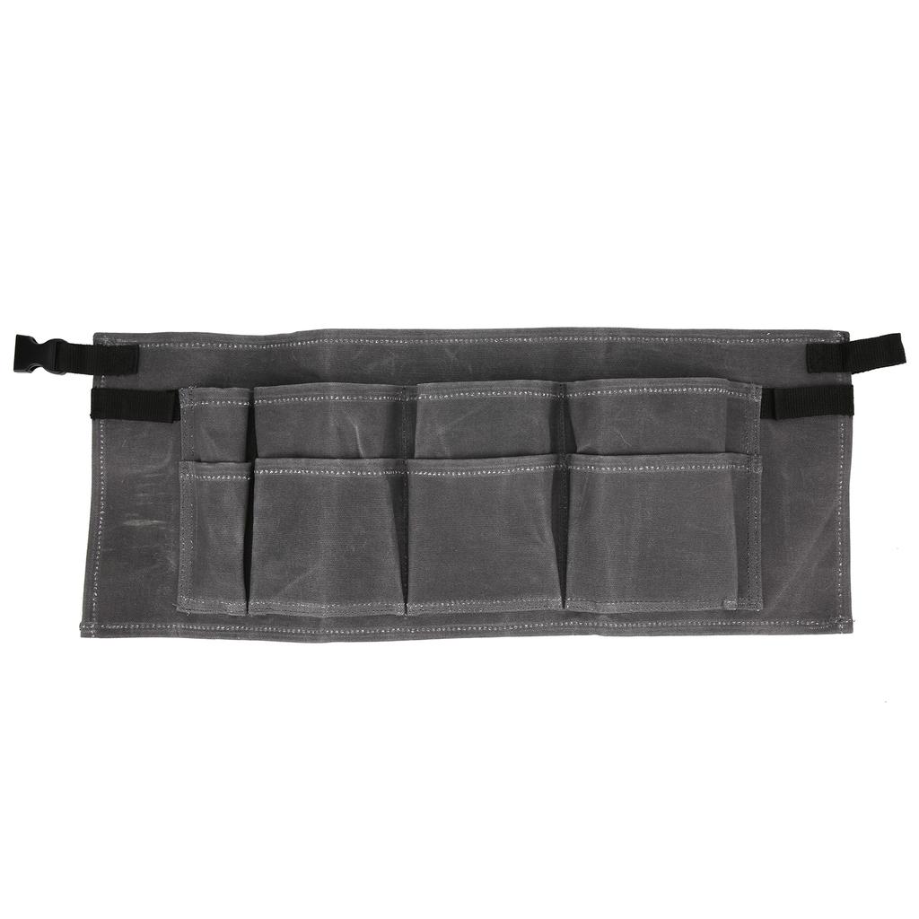 MultiPocket Waterproof Wet Wax Canvas Waist Tool Bag for Gardening and Woodworking