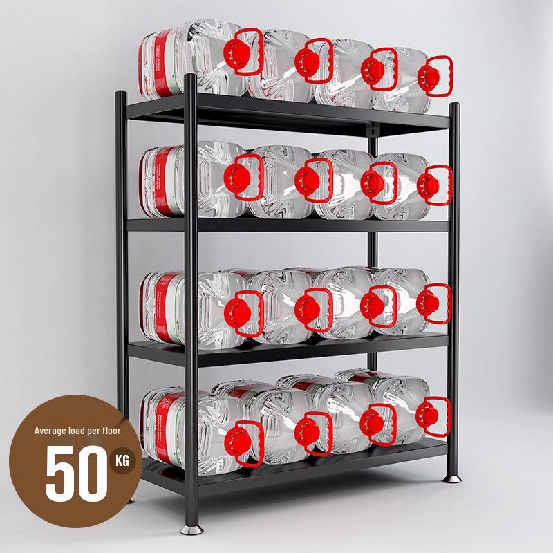Freestanding Multi-Layer Kitchen Storage Rack for Microwave and Pots