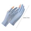 Ice Silk Sunscreen Gloves Elastic Anti-UV Mittens Fashion Cycling Driving Gloves  Women Girls