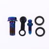 1 Conjunto de Acessórios para Motocicleta Parafuso de Sangria do Freio Parafuso Banjo M10*1.25Mm /1.0Mm Parafuso do Cilindro da Pinça de Freio para Liberação de Ar