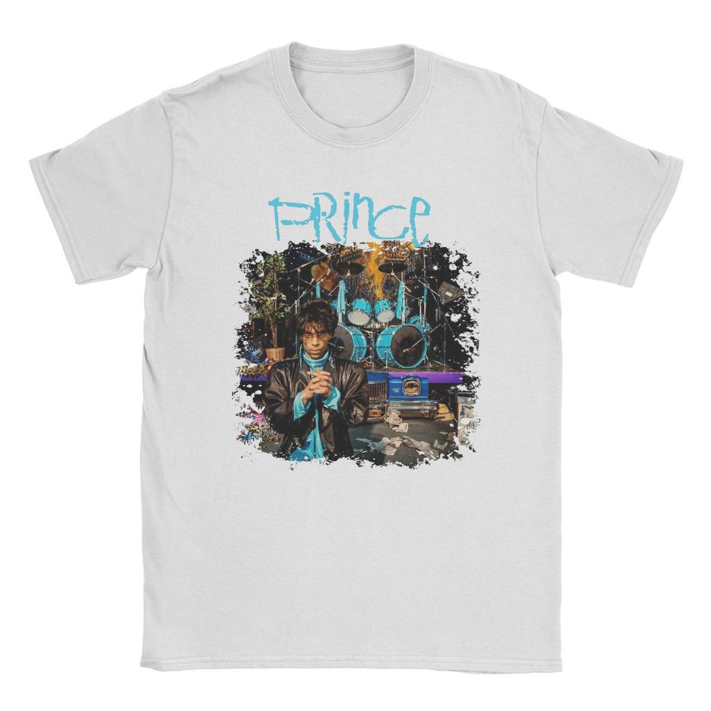 Magliette Novità Prince Rogers Nelson da Uomo Girocollo 100% Cotone Manica Corta T-Shirt Abbigliamento Taglie Forti