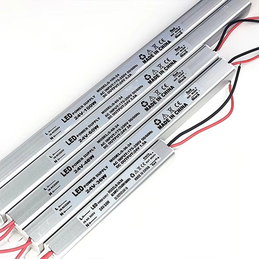 1Pcs 24W 36W 48W 60W 100W LED Driver Power Supply Lighting Transformer  For LED Light Strip Lamp
