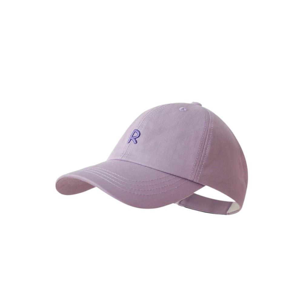 Letter Embroidery Letter R Baseball Hat Baseball Caps Half-Empty Top Cotton Sun Hat Dad Caps Adjustable Hip Hop Hats Unisex