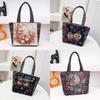 Colorful Parrot Ethnic Style Tote Bag With Embroidered Details For Outings