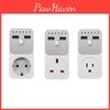 Multifunctional Intelligent Voltage Countdown Protector Timer Socket With 2 Usb Ports Time