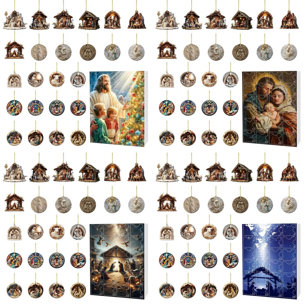 Osterkalender Überraschungsbox Acryl Hängeornament Für Feiertagsgeschenk Dekoration