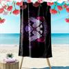 Large Beach Towel with Gothic Double Headed Eagle, Quick Dry, Soft and Absorbent, Fade Resistant, for Beach Pool Travel