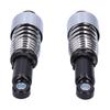 Pair of 10.5in Motorcycle Shocks Absorber Damper Fit for XL883 XL883R  200R  200L(Black Chromeplate )