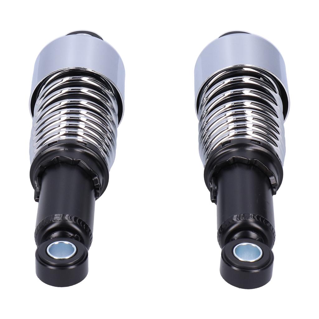 Pair of 10.5in Motorcycle Shocks Absorber Damper Fit for XL883 XL883R 200R 200L(Black Chromeplate )