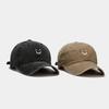 Emoji Face Washable Cotton Baseball Cap With Sun Protection For Casual Men Women
