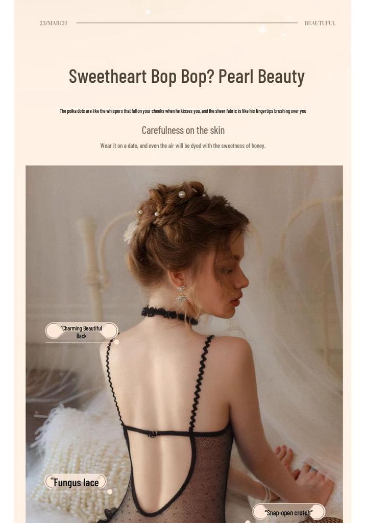 Lencería Push-Up de Busto Abierto para Mujer con Entrepierna Abierta - Ropa de Dormir Puro Deseo