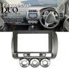 Right Hand Drive Radio Fascia 9 Inch Car Frame Kit for Honda Jazz Fit 2006 RHD Vehicle Stereo Installation Manual AC, Navigation Panel Frame, Install