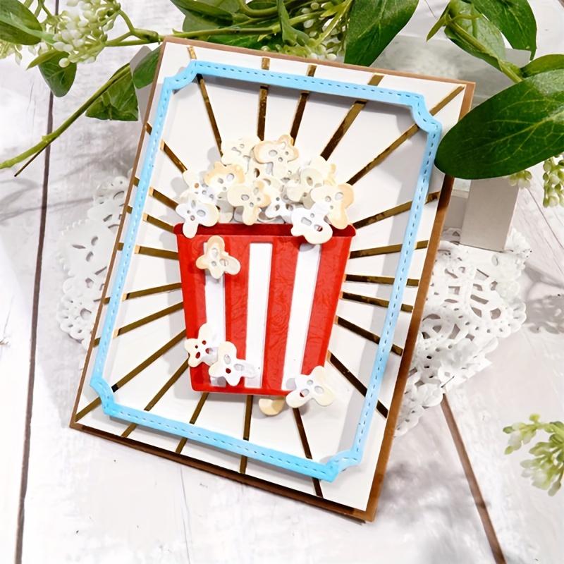 Popcorn Metal Cutting Dies Stencils Die Cut for DIY Scrapbooking Album Paper Card Embossing Crafts