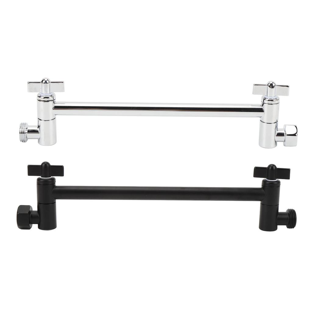 Shower Head Extension Arm Stainless Steel Adjustable Leakage Proof Shower Head Extender Bar for Home