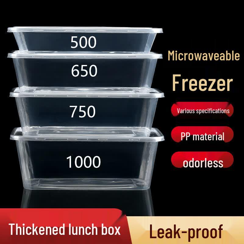 Disposable Plastic Meal Boxes