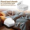 4/8Pcs Bed Sheet Holder Plastic Bed Corner Sheet Grippers Straps with Fitted Lock Straps Bedsheet Corner Fastener Non-slip Clips