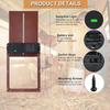 Automatic Chicken Coop Door Opener ABS Light Sensor Waterproof Battery Powered Poultry Coop Safety Automatic Open Close Pet Door System