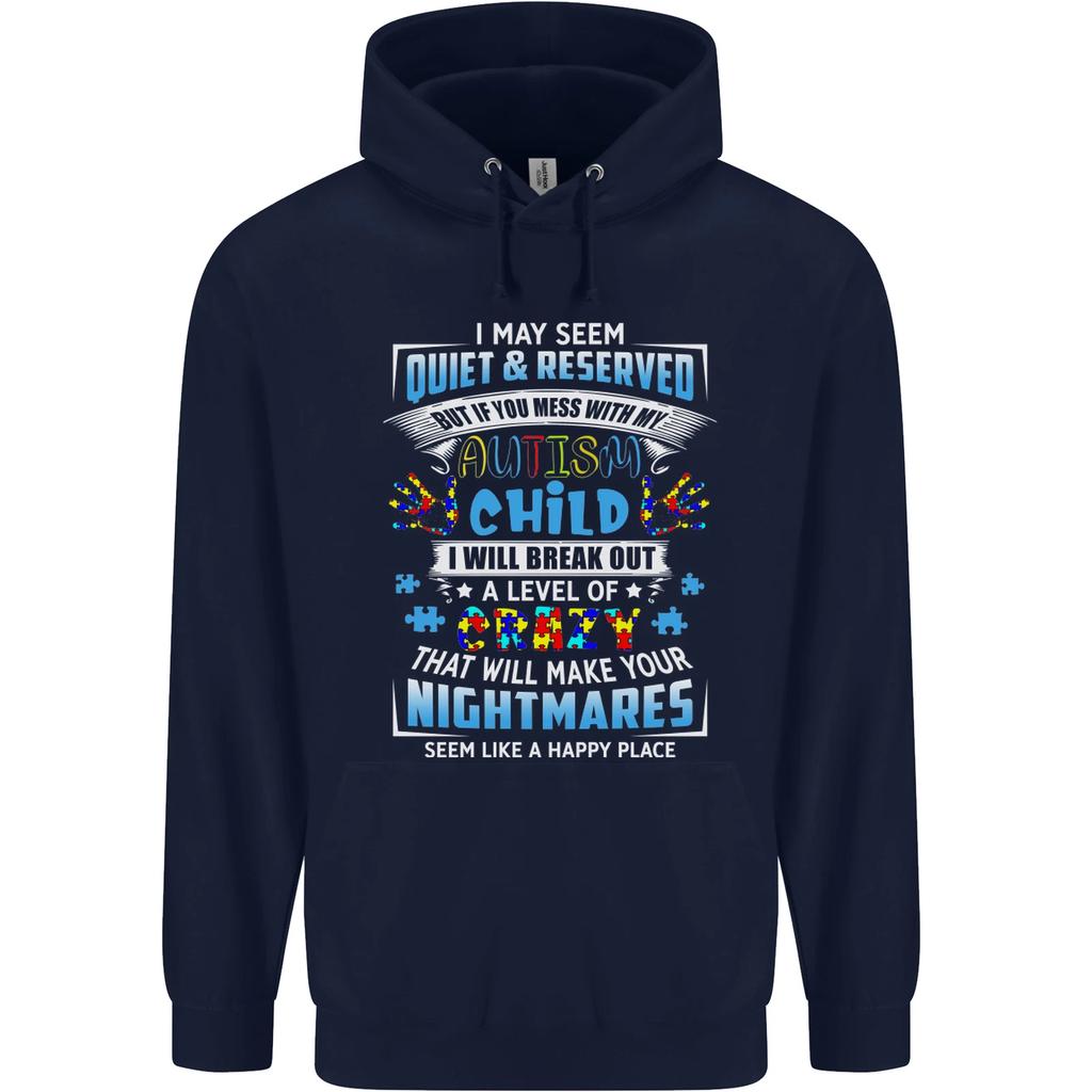 Mess With My Autism Child Autistic ASD Mens Hoodie