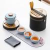 Baizien Portable One-Pot-Three-Cup Travel Tea Set