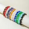 Retro Ethnic Style Colorful Gravel Elastic Bracelet Dopamine Irregular Beaded Bracelet Bracelet Jewelry