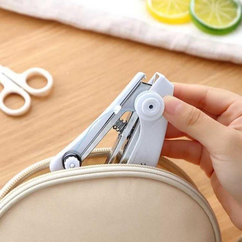 Portable Mini Handheld Sewing Machine Multifunctional Manual Stitch Tool Easy To Use For Quick Repairs And DIY Projects