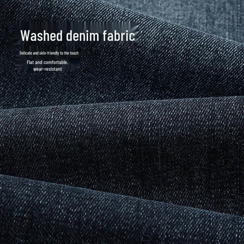 HLA Men's Embroidered Straight-Leg Jeans