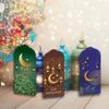 6Pcs Colorful Eid Mubarak Cash Envelopes Paper Ramadan Decoration Money Cards  for Family Gathering
