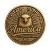US 250th Anniversary Coin Commemorative 250 Years of Freedom Coin 1776 To 2026 Patriotic Keepsake Coin Gift for Collectors History Enthusiasts