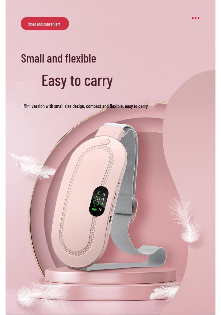 Electric Uterine Warmer & Massager Belt for Menstrual Relief with Vibration Heating, Lumbar Support, and Home Use.