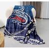 Samoa warrior pattern Blanket for Sofa Bed Travel Camping Living Room Office Conditioning Blanket for All Seasons Gifts