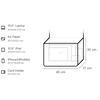 Lanvin MM Tote Bag With Strap Off White Women Bags LW-BGTC00-CANV-P23-001