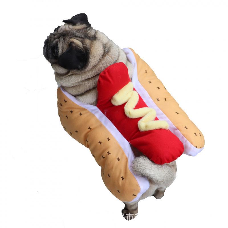 Deadly Doll Pet Costume: Halloween Dog Outfit with Knife Dagger for Puppies