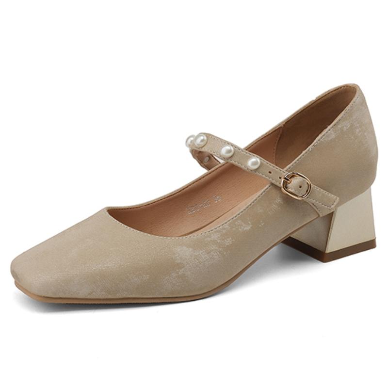 

Елегантні туфлі-човники на середньому підборі Жіноча мода Нюдовий Зелений 2024 Тренди Вечірка Офіс Весільне взуття Жіночі туфлі-човники Великий розмір 40 абрикосовий