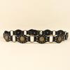 Western Round Buckle Belt for Women Girl Rivet Studded Corset Belt for Jeans Pants Girl 2000s Decorative Belt Waistband