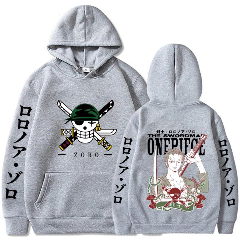 Anime One Piece Hoodie Print Pullover Tops Loose Casual Fashion Uniex Pullover Sweatshirt Dropship Clothing Man Women Streetwea