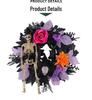 Halloween Skull Wreath: Hong Kong Love Door Ornament & Porch Decoration