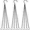 1PC 58cm Hot-selling Black Hanging Chain Chain, 23-inch Hanging Pot Chain, Hanging Pot, Hanging Pot, Flower Pot Hanging Chain