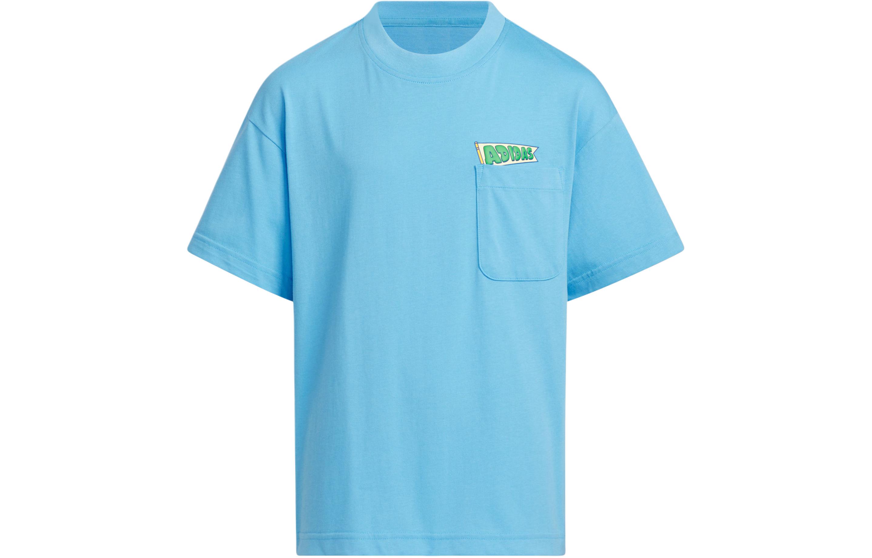 Adidas Unisex T Shirts Crew Neck Moderate JF3859 164