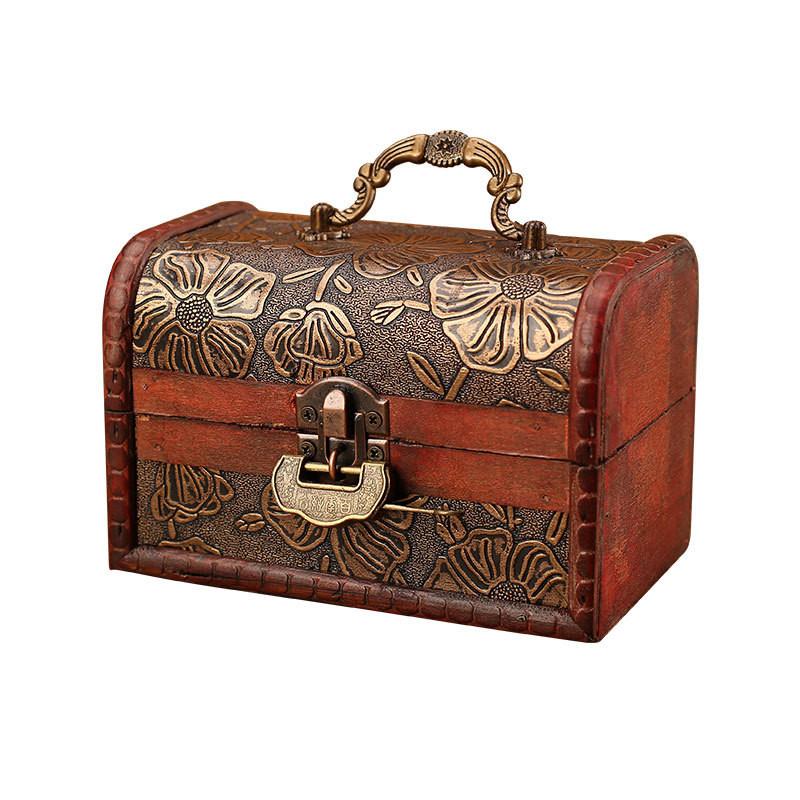 Wooden Chinese Style Storage Box For Accessories And Home Decorations Gifts