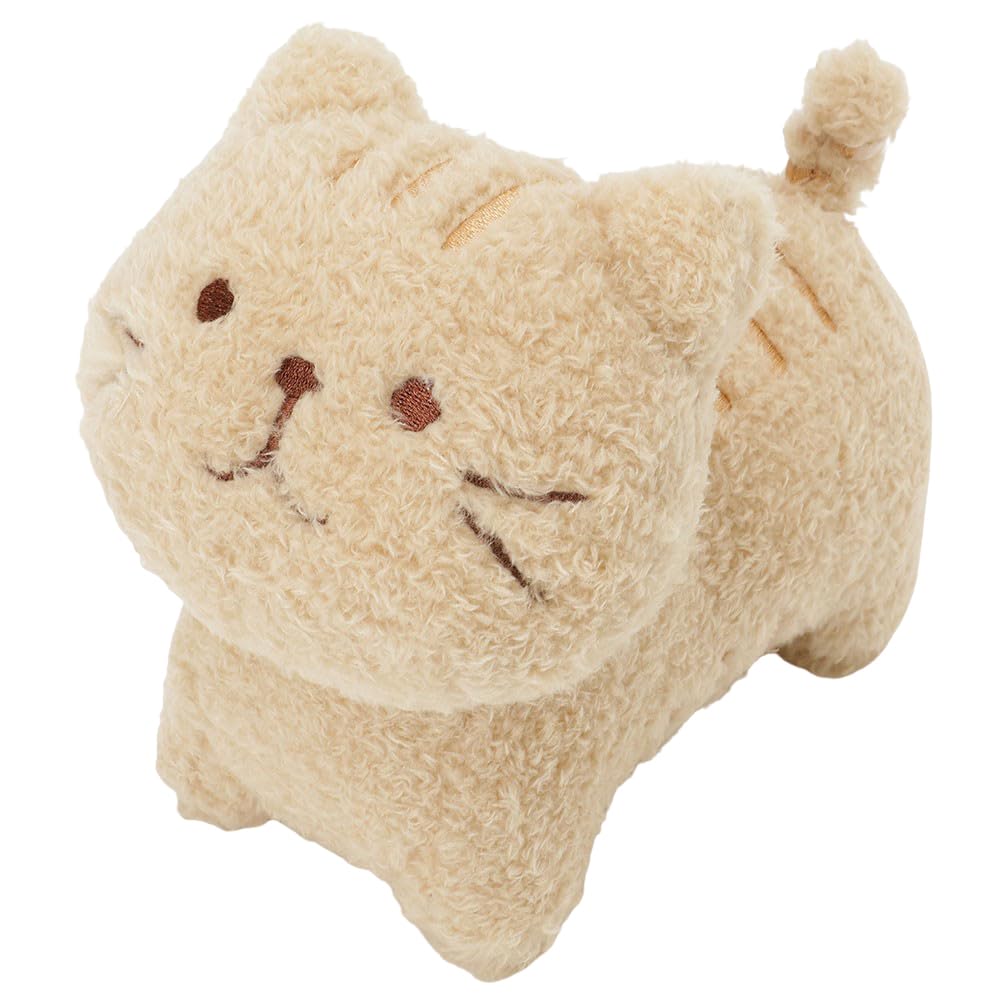 Cute Plush Cat Gift Mascot Character Fufuku Nyanko Happins (Chachamaru (Brown Tabby))