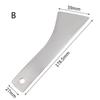 Stainless Steel Scraper Ultra Sharp Scrapers Remove Residue From Steel, Aluminum And More Ends Offer Extra Leverage
